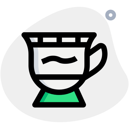 Tea cup mug restaurant cafe icon