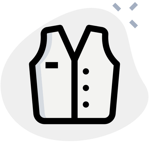 Vest clothing suit vest icon