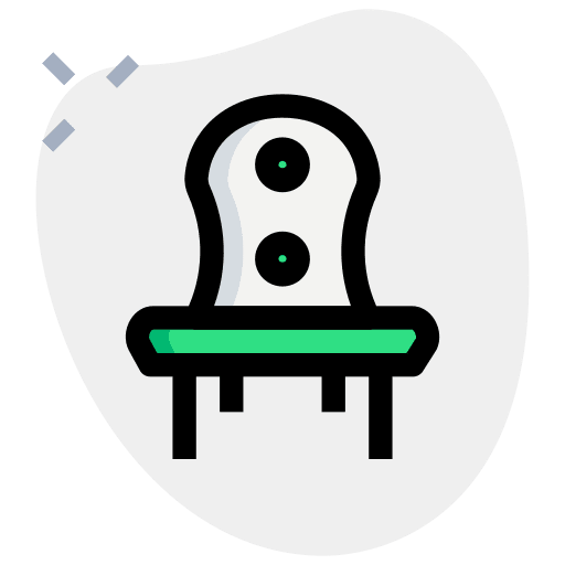 Chair seat vintage chair icon