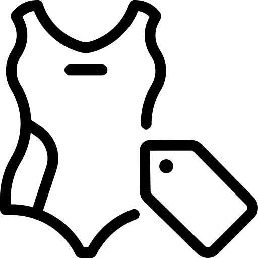 Favorite heart bikini favorite icon