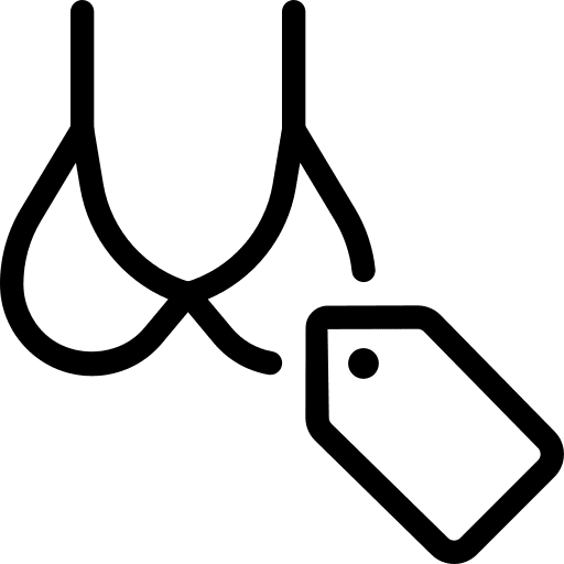 Favorite heart item lingerie icon