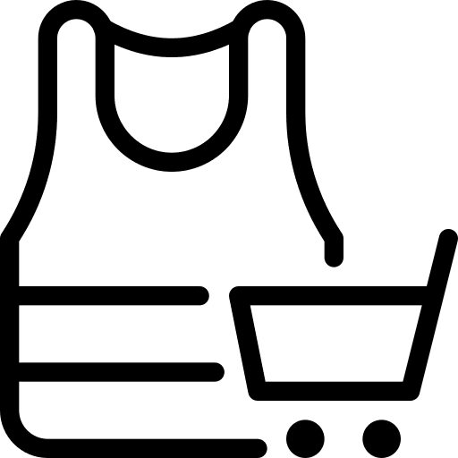 Shopping cart underclothes tanktop fashion icon