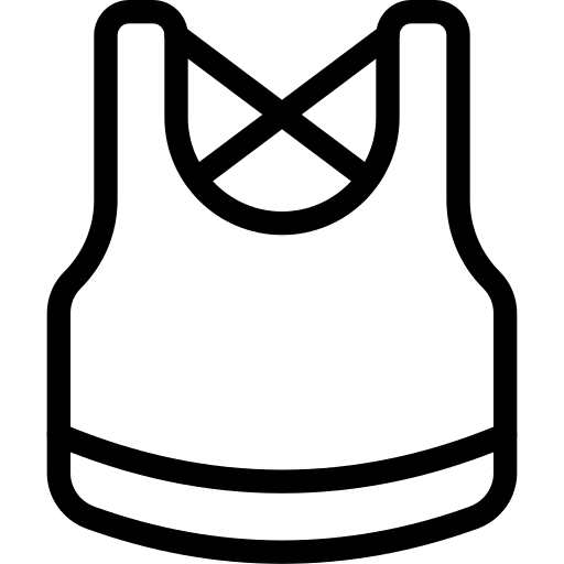 Sport bra fashion clothing top icon