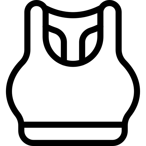 Sport bra sport bra fashion top icon