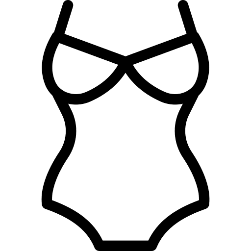 Swimsuit beach clothing style icon