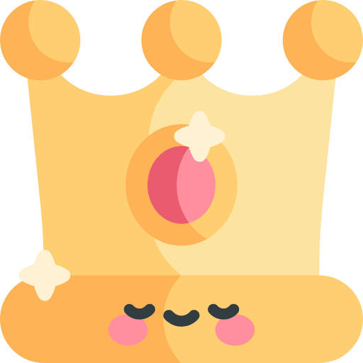 Crown queen king crown icon