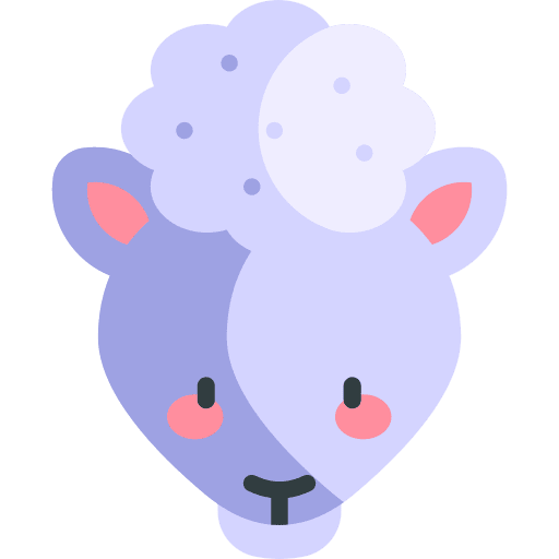 Sheep animals zoo wildlife icon