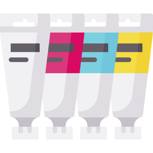 Acrylics paint painting art icon