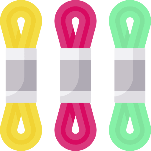 Embroidery floss fashion thread icon