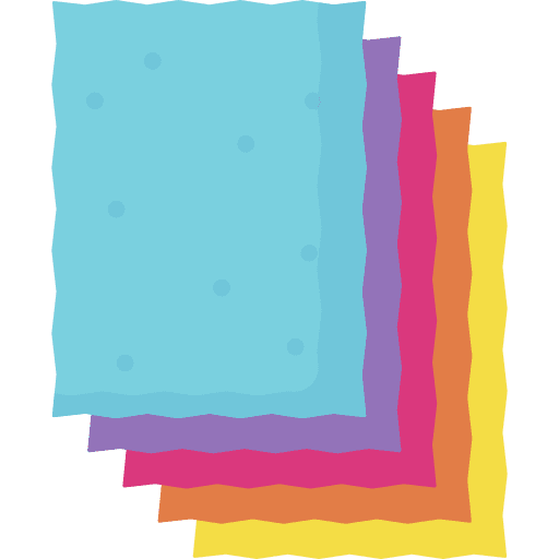 Textile fabric material diy icon