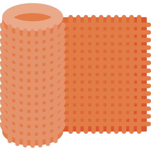 Burlap clothing hobbies and free time fabric icon