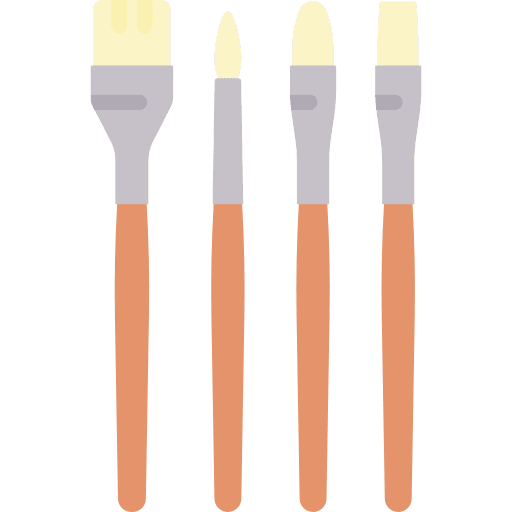 Paint brushes painter paint brushes painting icon