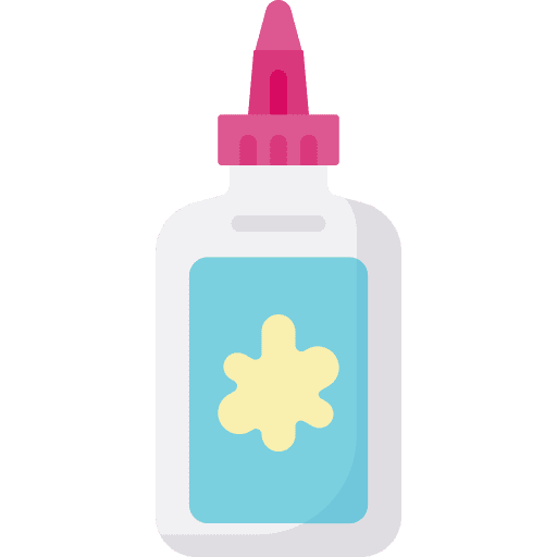 Liquid glue liquid glue education crafts icon