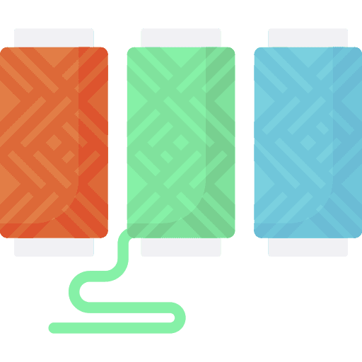 Thread thread hobbies and free time knitting icon