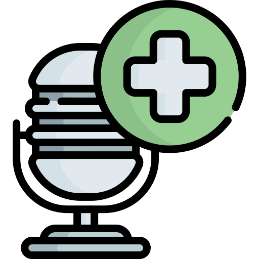 Add podcast follow communications icon