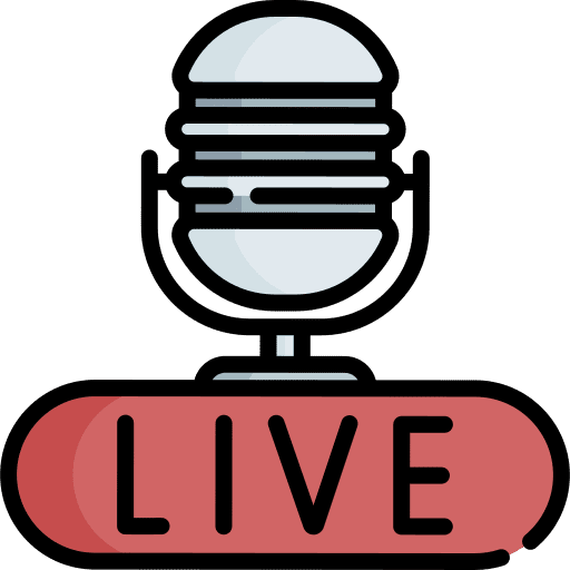 Live electronics on air radio icon