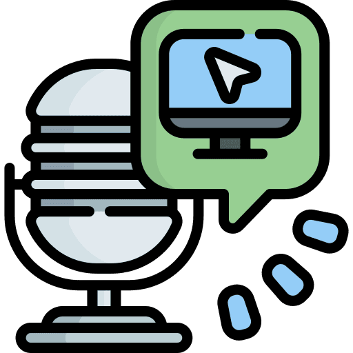 Podcast podcast computer microphone icon