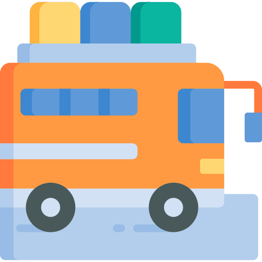 Tour bus tour bus transport vehicle icon