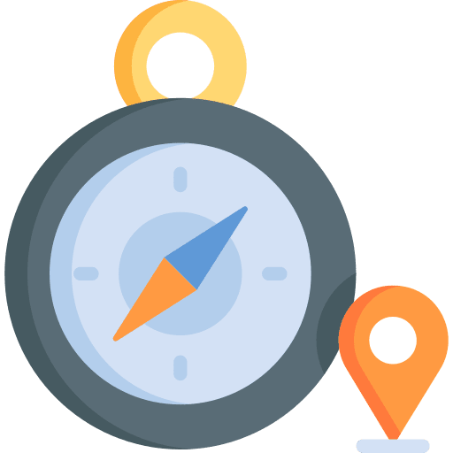 Compass direction compass maps and location icon