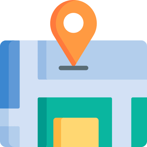 Gps map location placeholder map pointer icon