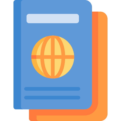 Passport passport trip vacation icon