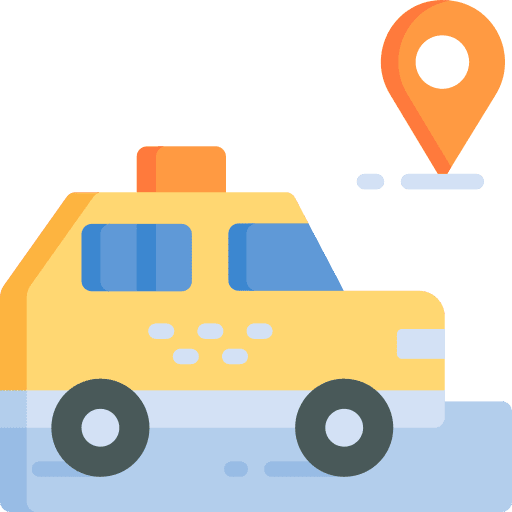 Taxi placeholder maps and location location icon
