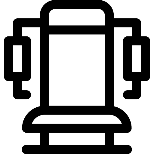 Chest machine sportive exercise icon