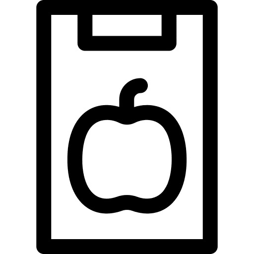 Diet apple nutrition diet icon