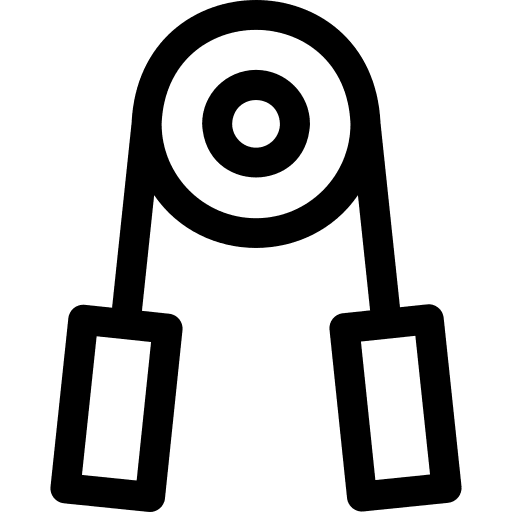 Handgrip gym sports and competition excercise icon