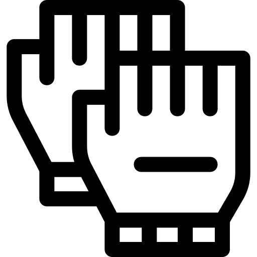 Gloves accessory sports and competition gloves icon