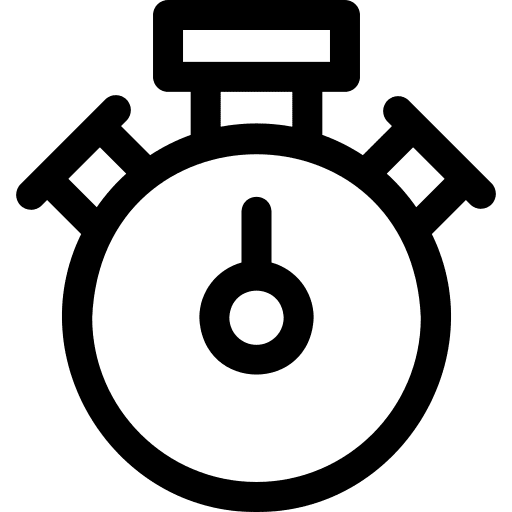 Chronometer time timer time and date icon