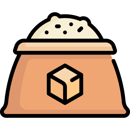 Bag sugar ingredient food and restaurant icon