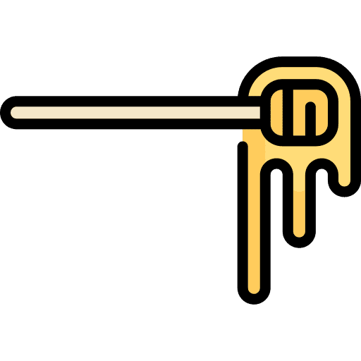 Honey honey bee stick icon