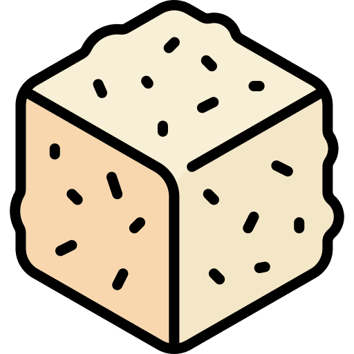 Sugar cube candy sweet sugar cube icon