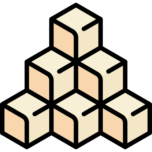 Sugar cube sugar cube ingredient food and restaurant icon