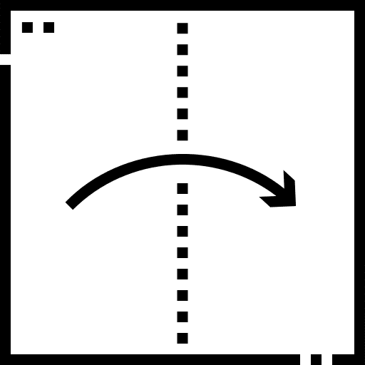 Fold instruction paper craft icon