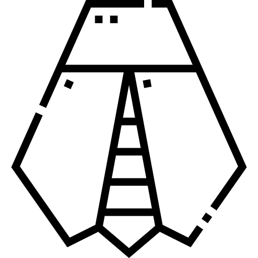 Bee art animal fold icon