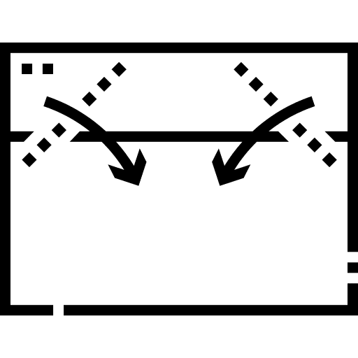 Fold art and design craft paper icon