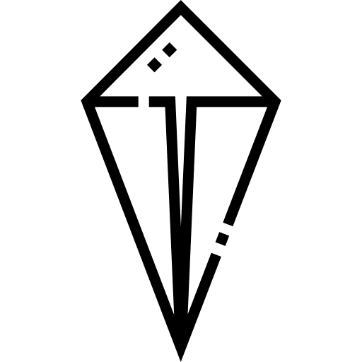 Kite art kite art and design icon