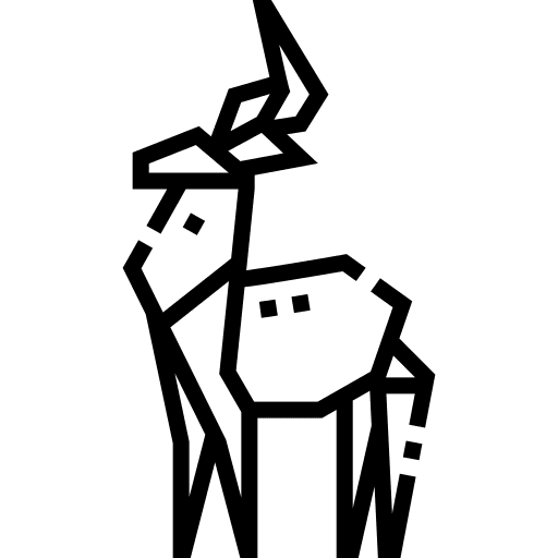 Stag animal stag craft icon