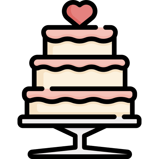 Wedding cake wedding cake sweet bakery icon