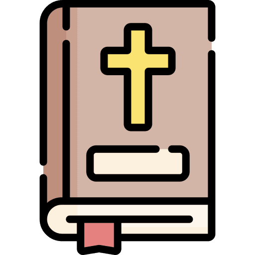 Bible education belief cross icon