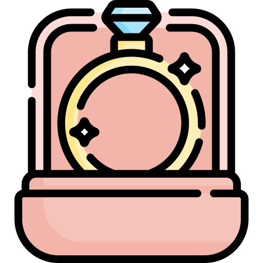 Wedding ring marriage jewelry jewel icon