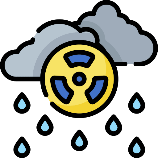Acid rain acid rain nuclear radioactive icon