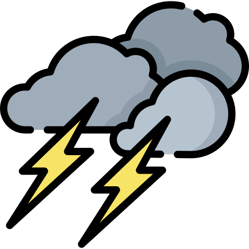 Storm forecast night ecology and environment icon