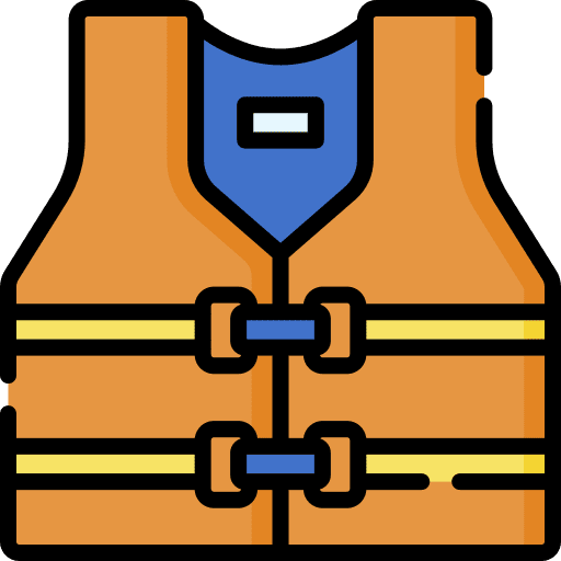 Life vest lifejacket worker life jacket icon