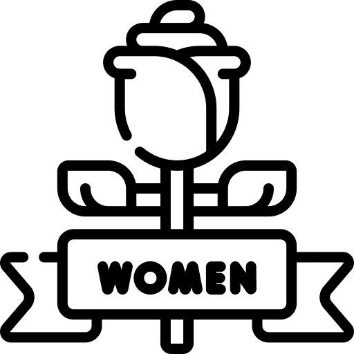 Womens day flower flowers march icon