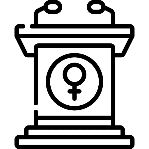 Speech communications conference speech icon