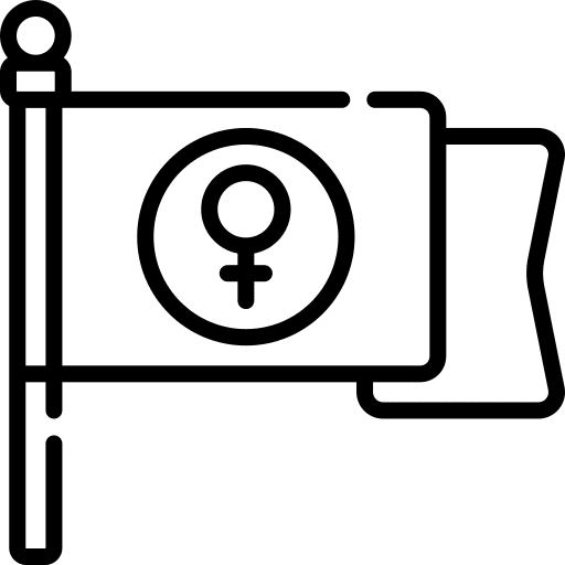 Womens day femenine flags woman icon