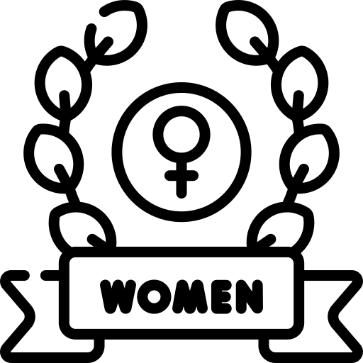 Womens day shapes and symbols female womens day icon